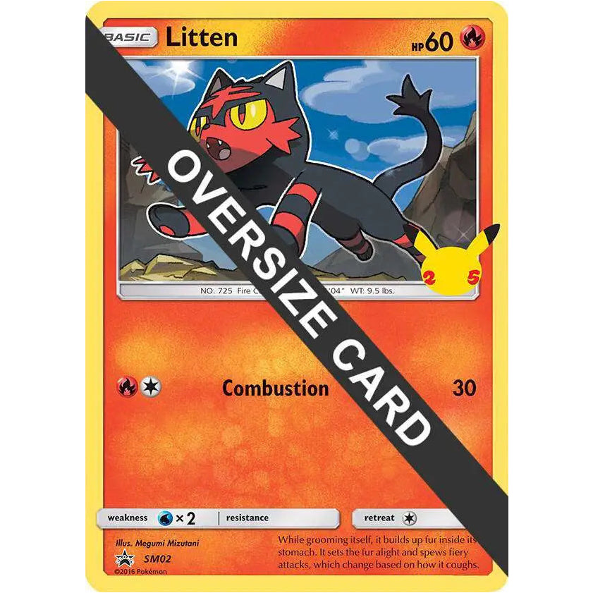Litten SM02 - Pokemon Celebrations [Jumbo]