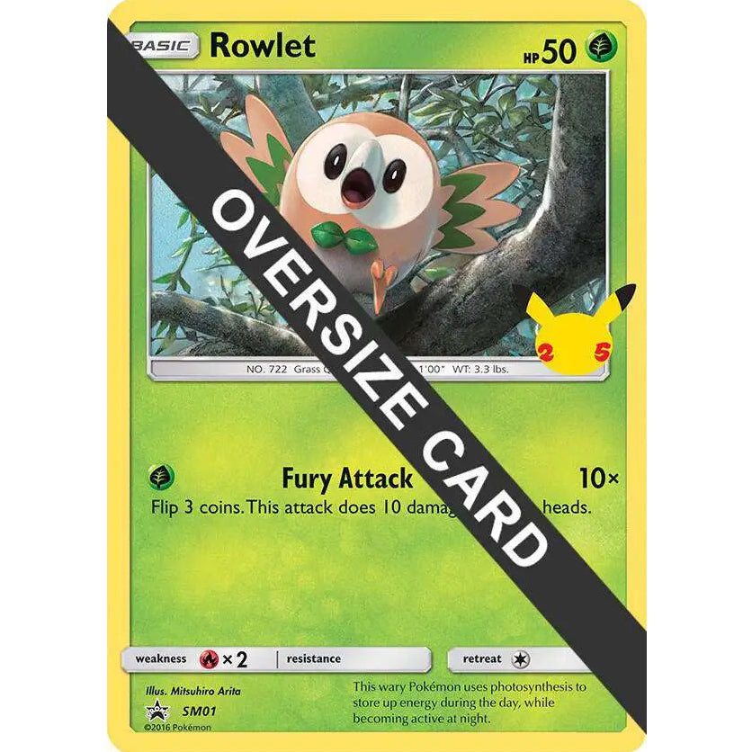 Rowlet SM01 - Pokemon Celebrations [Jumbo]