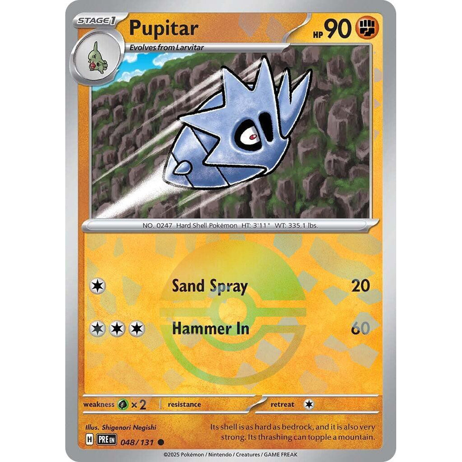 Pupitar 048/131 [Pokeball Reverse Holo] - Prismatic Evolutions