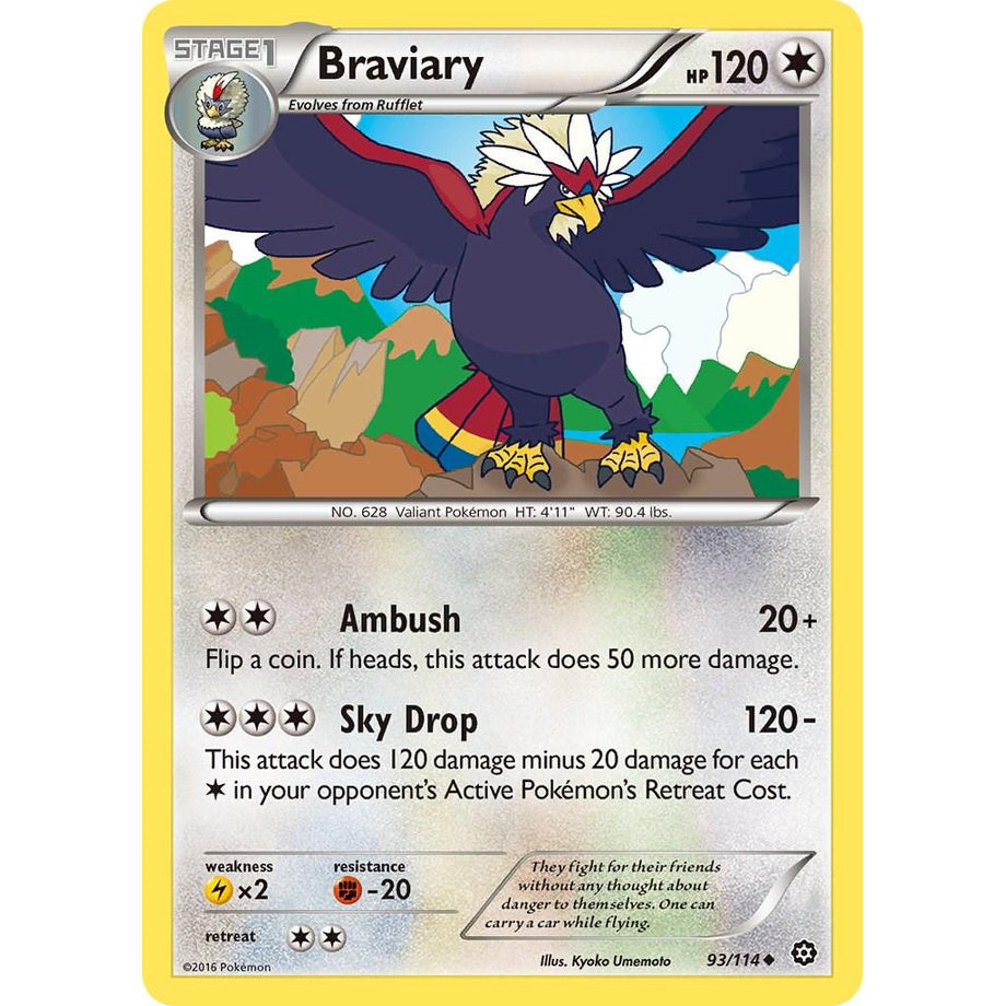 Braviary 93/114 - Steam Siege