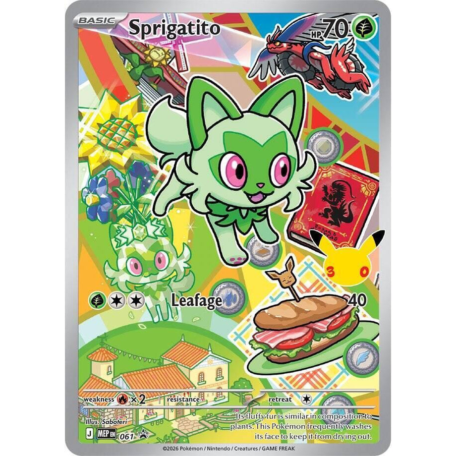 Sprigatito MEP061 - First Partner Illustration Volume 3 Promo