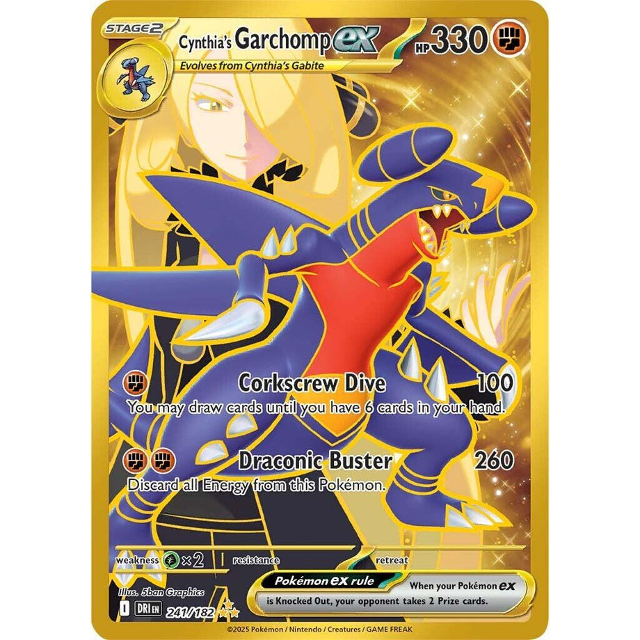 Cynthia's Garchomp ex 241/182 - Destined Rivals