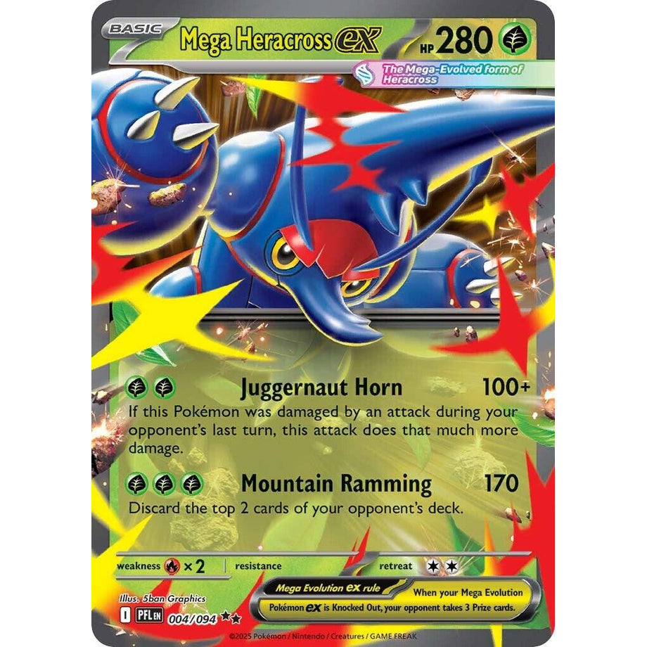 Mega Heracross ex 004/094 - Phantasmal Flames
