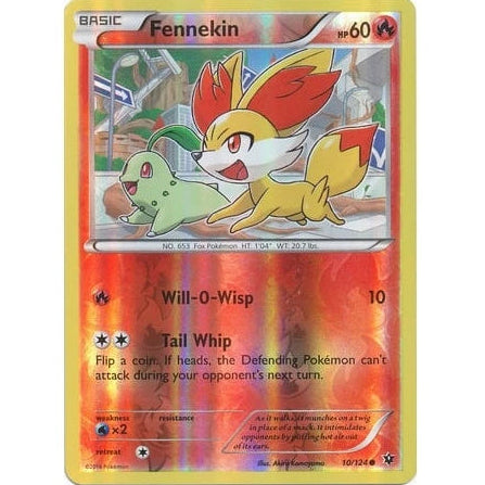 Fennekin 010/124 (Reverse Holo) - Fates Collide (MP)