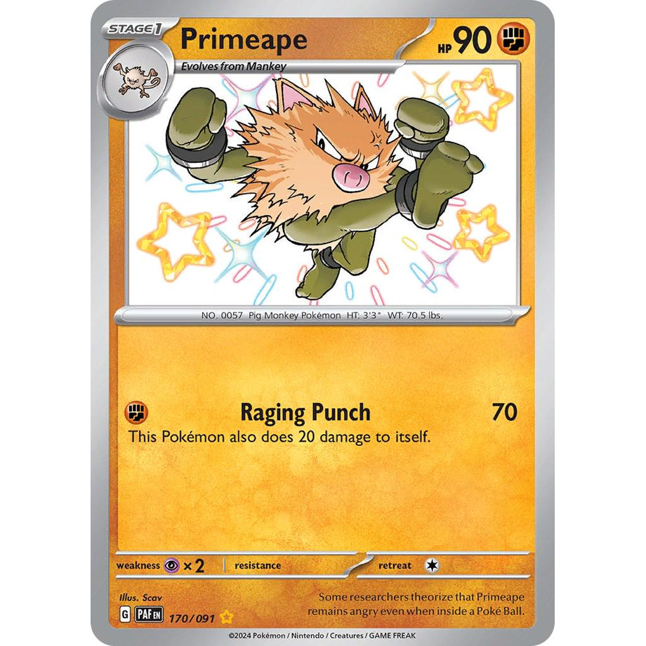 Primeape 170/091 - Paldean Fates