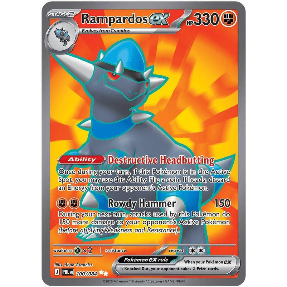 Rampardos ex 100/084 - Pitch Black