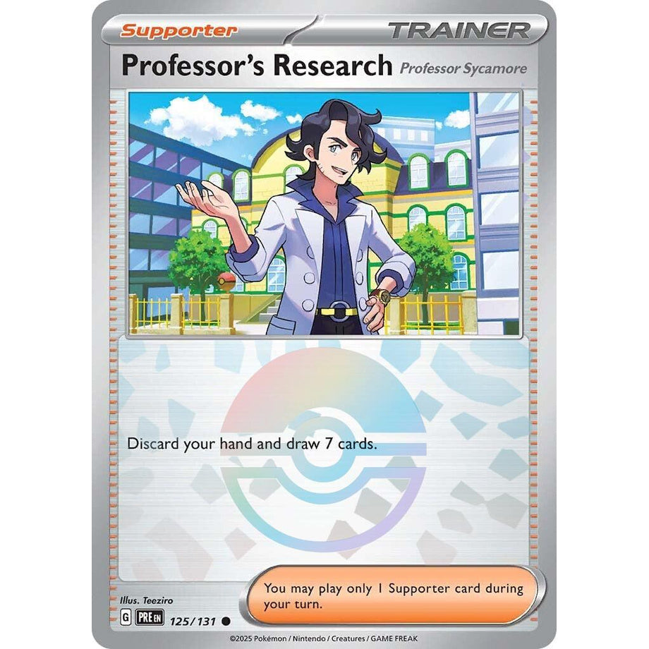 Professor's Research 125/131 [Pokeball Reverse Holo] - Prismatic Evolutions