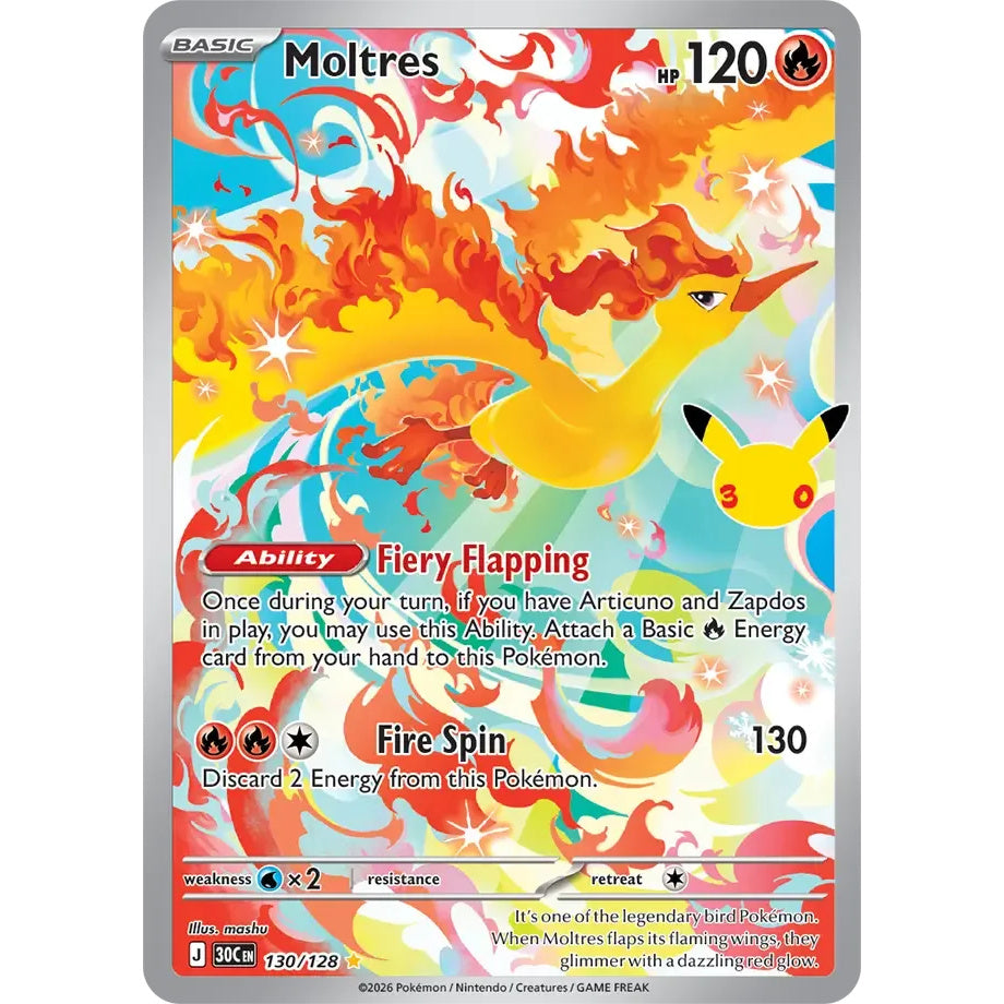 Moltres 130/128 - 30th Celebration
