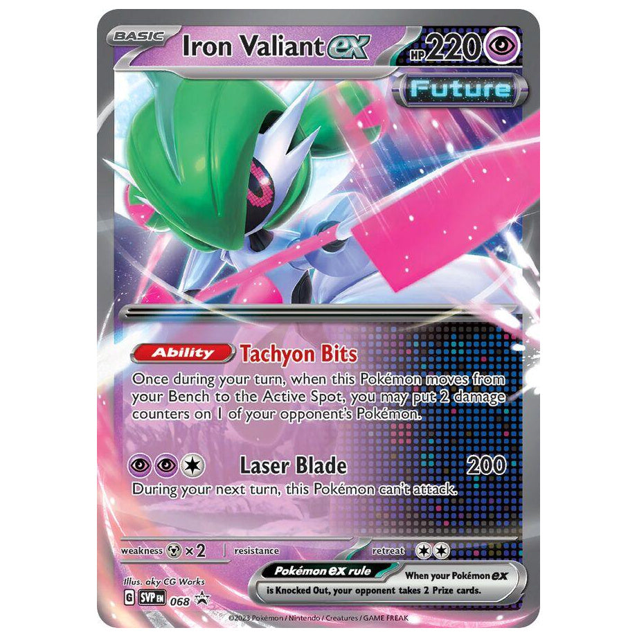 Iron Valiant ex SVP068 - Scarlet & Violet Promo