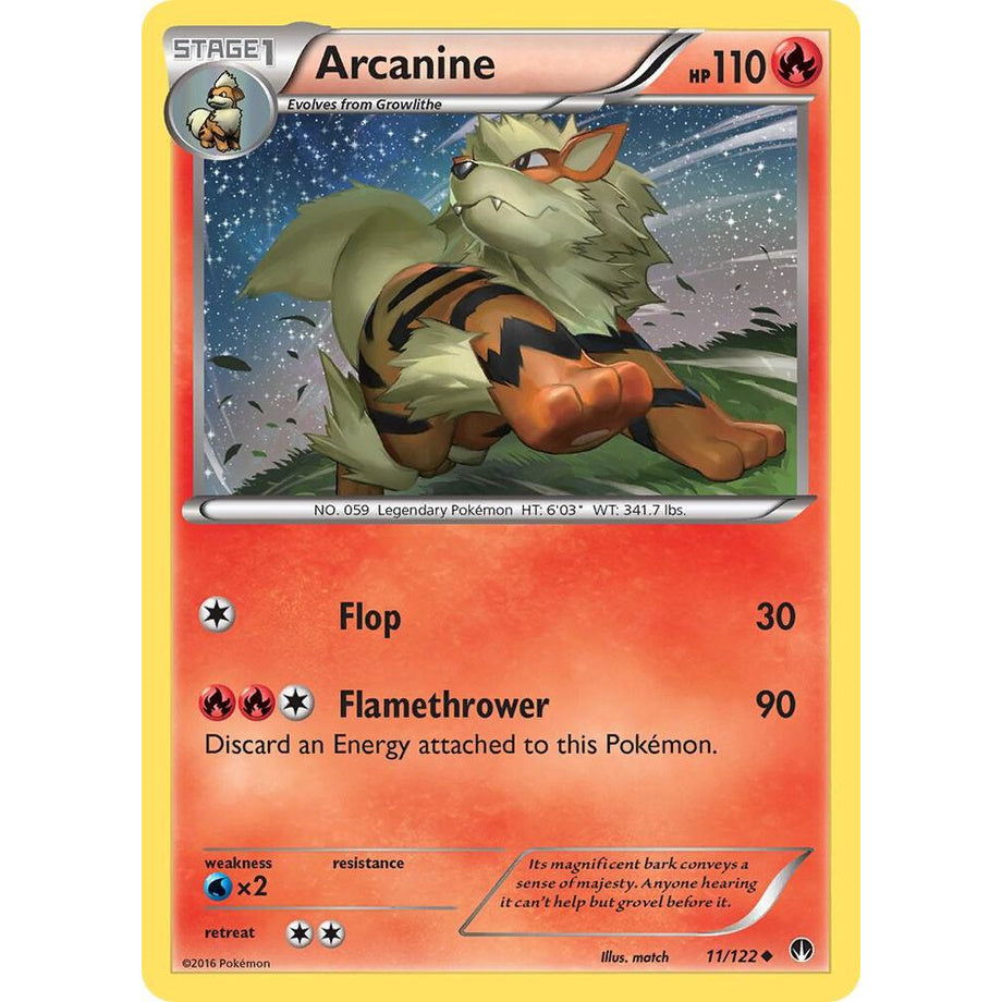 Arcanine 11/122 - BREAKPoint