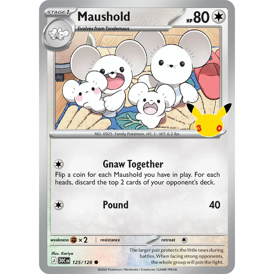 Maushold 125/128 (Holo) - 30th Celebration