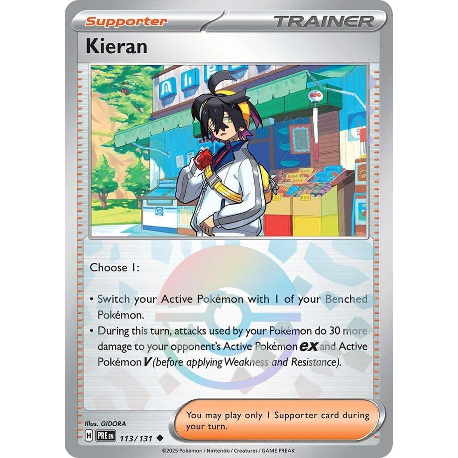 Kieran 113/131 [Pokeball Reverse Holo] - Prismatic Evolutions