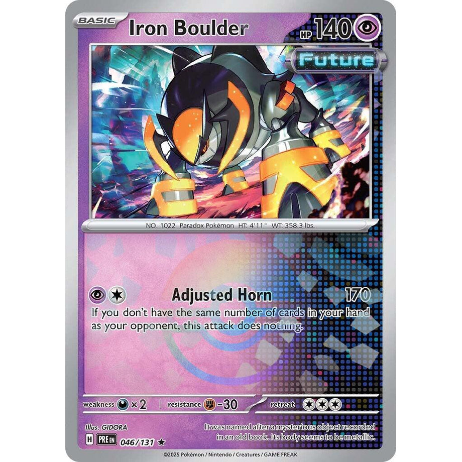 Iron Boulder 046/131 [Pokeball Reverse Holo] - Prismatic Evolutions