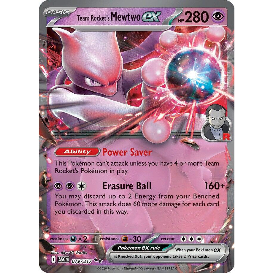 Team Rocket's Mewtwo ex 079/217 - Ascended Heroes
