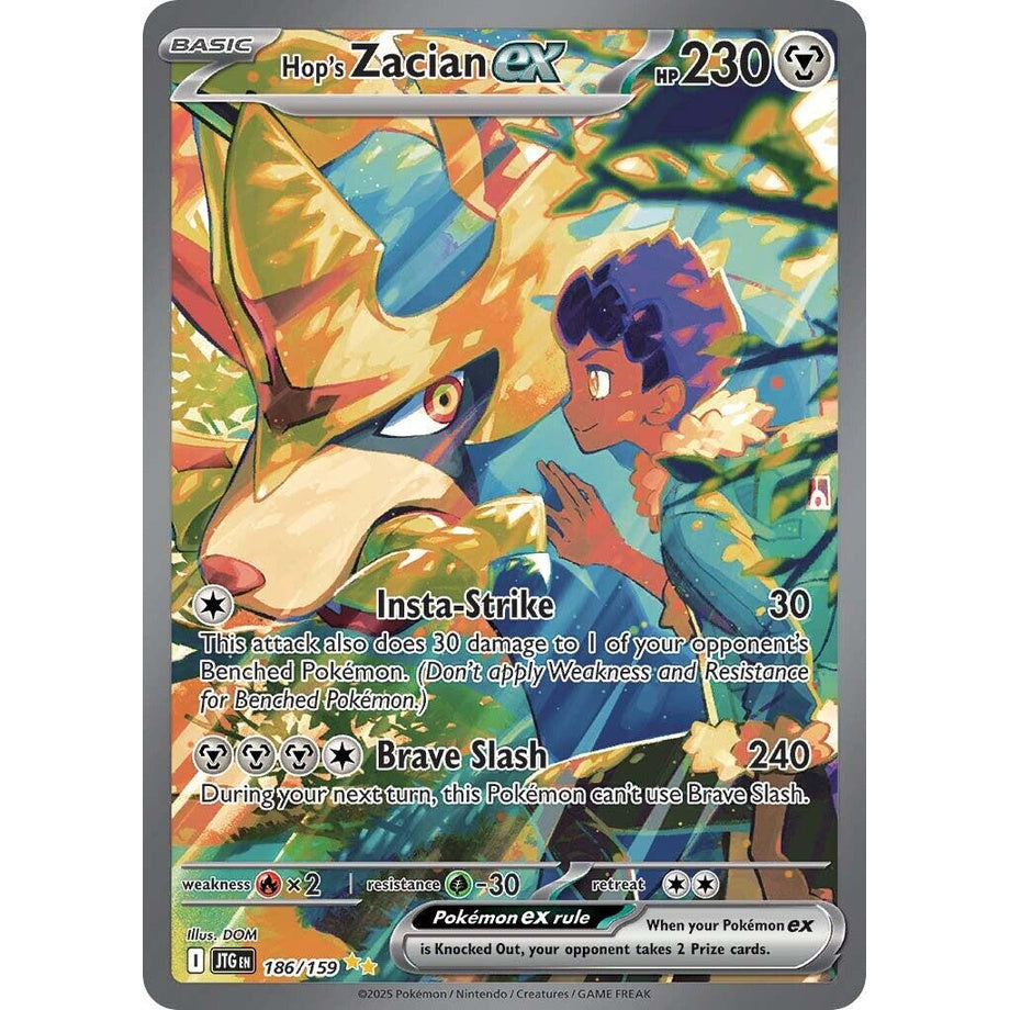 Hop's Zacian ex 186/159 - Journey Together