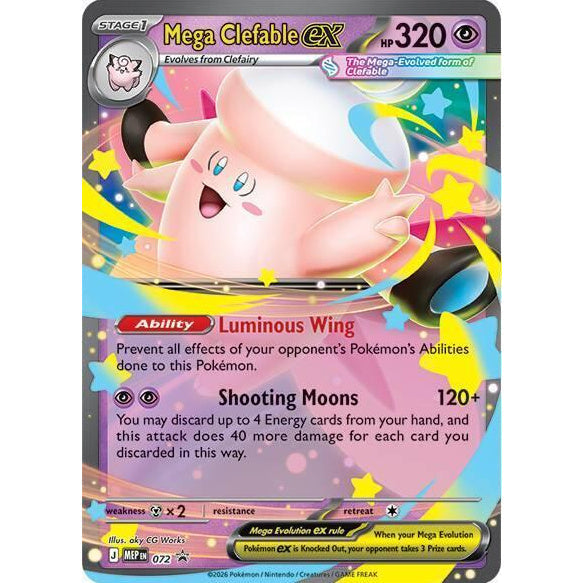 Mega Clefable ex MEP072 - Promo