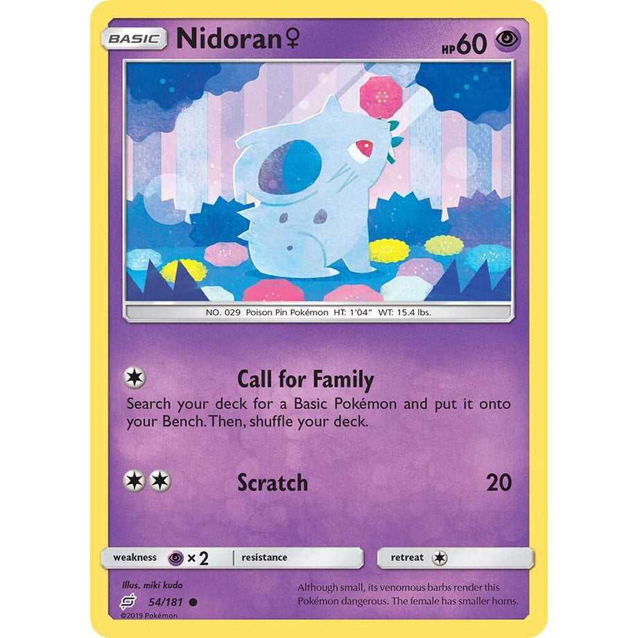 Nidoran Female 54/181 - Team Up