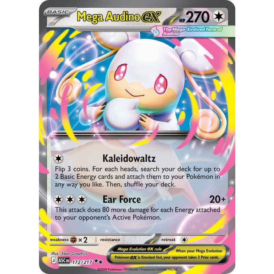 Mega Audino ex 172/217 - Ascended Heroes