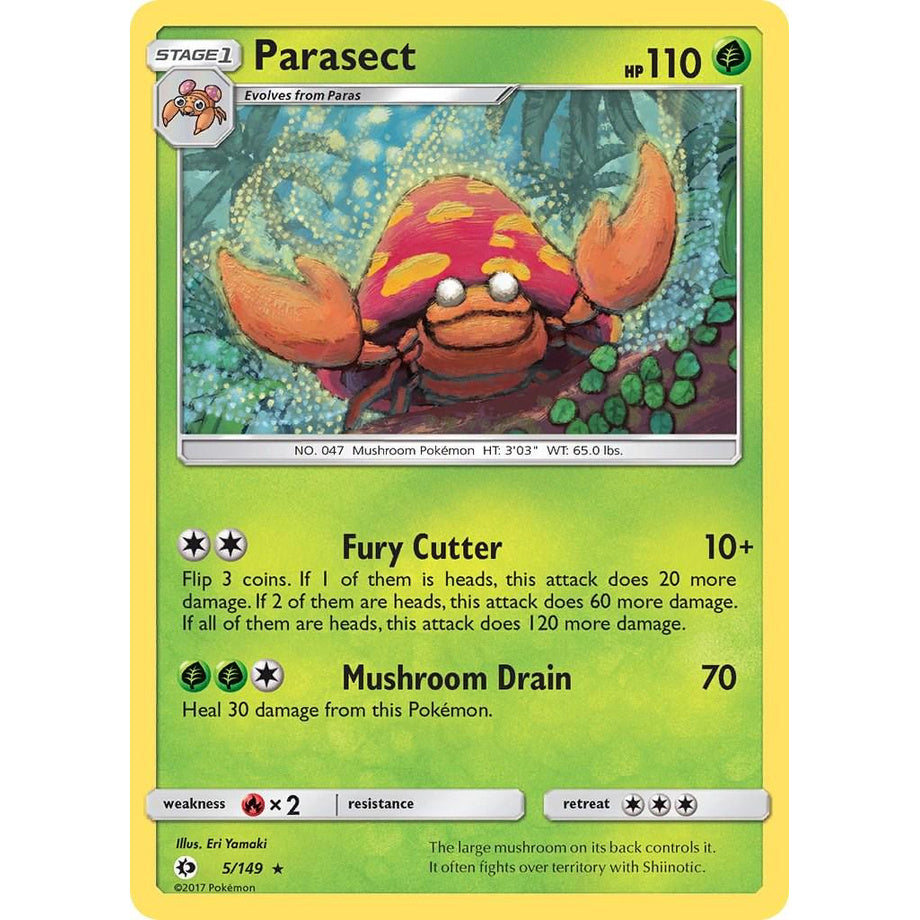 Parasect 5/149 - Sun & Moon