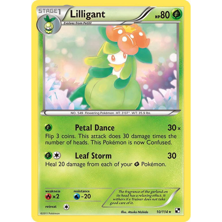 Lilligant 10/114 - Black & White