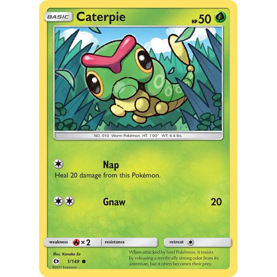 Caterpie 1/149 - Sun & Moon