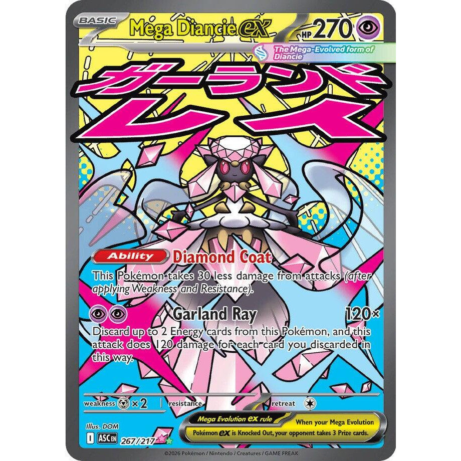Mega Diancie ex 267/217 - Ascended Heroes