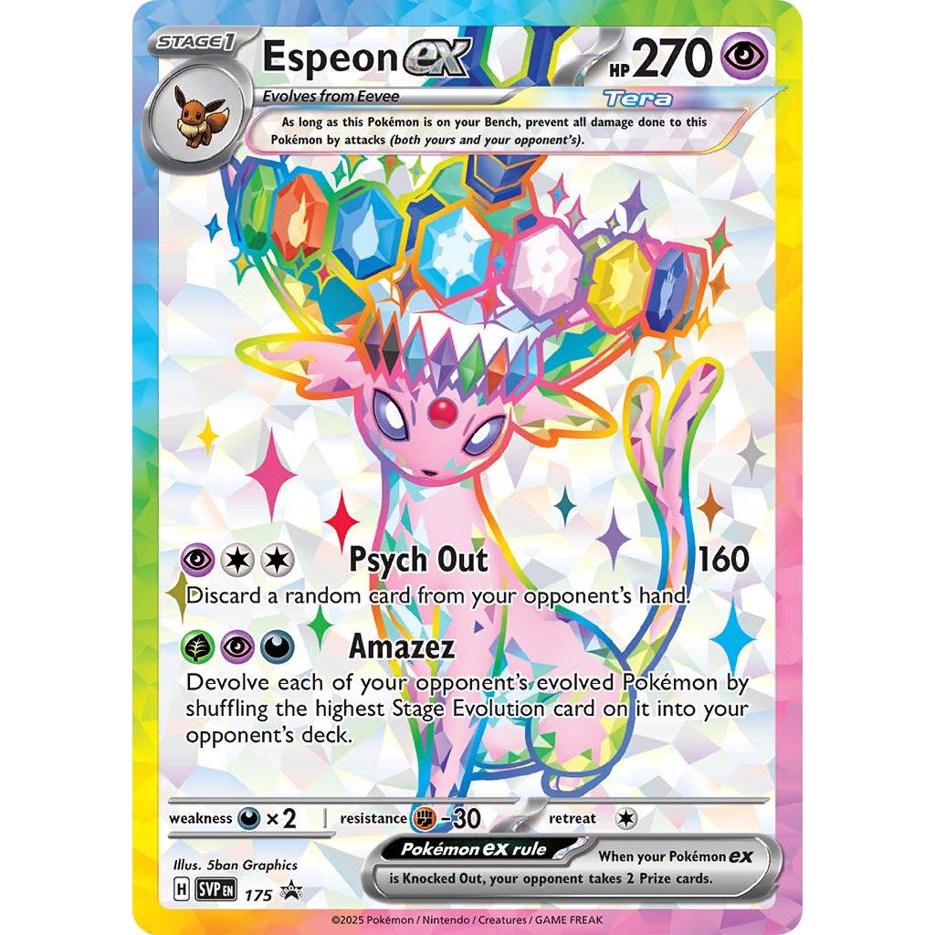 Espeon ex SV175 Promo - Prismatic Evolutions