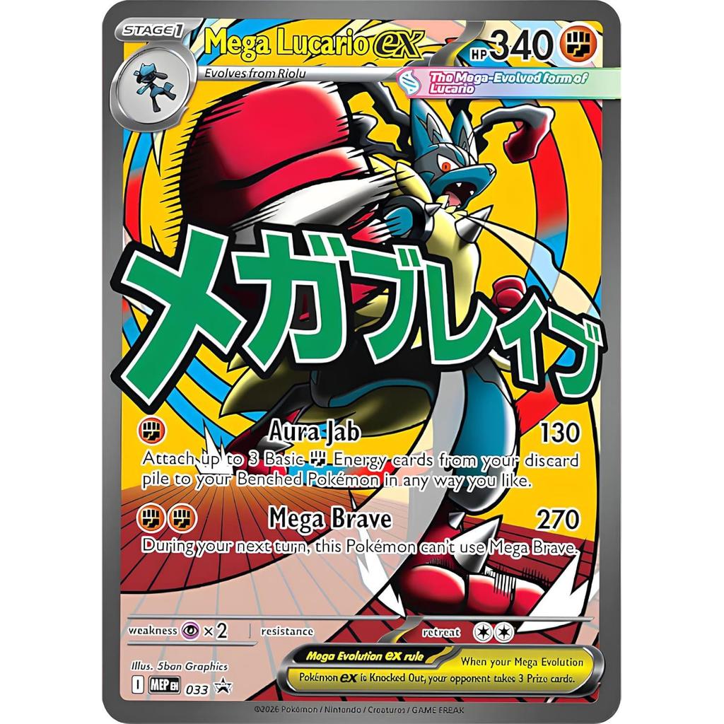 Mega Lucario ex MEP30 Promo
