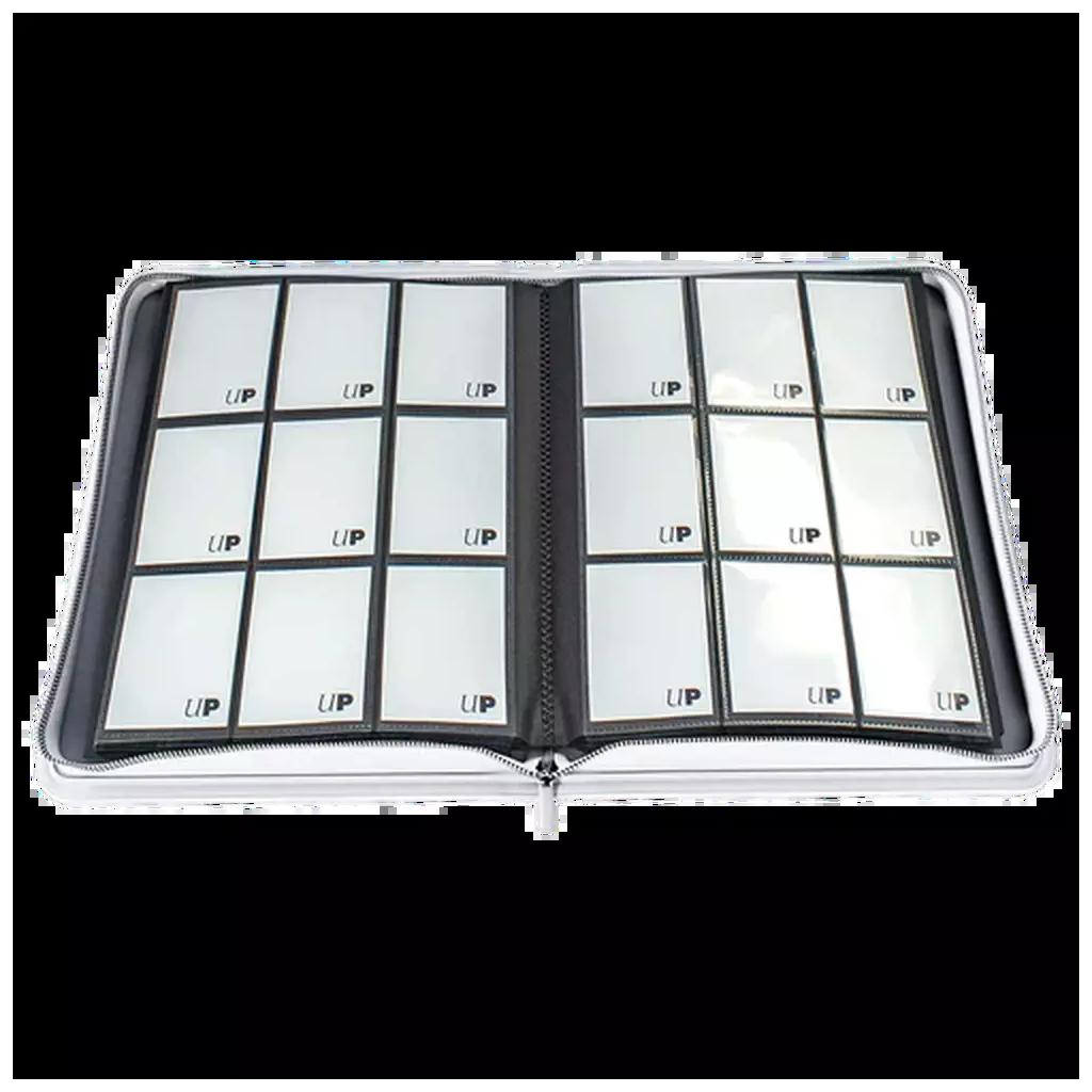 Premium 9-Pocket Zippered Vivid White Ultra PRO-Binder