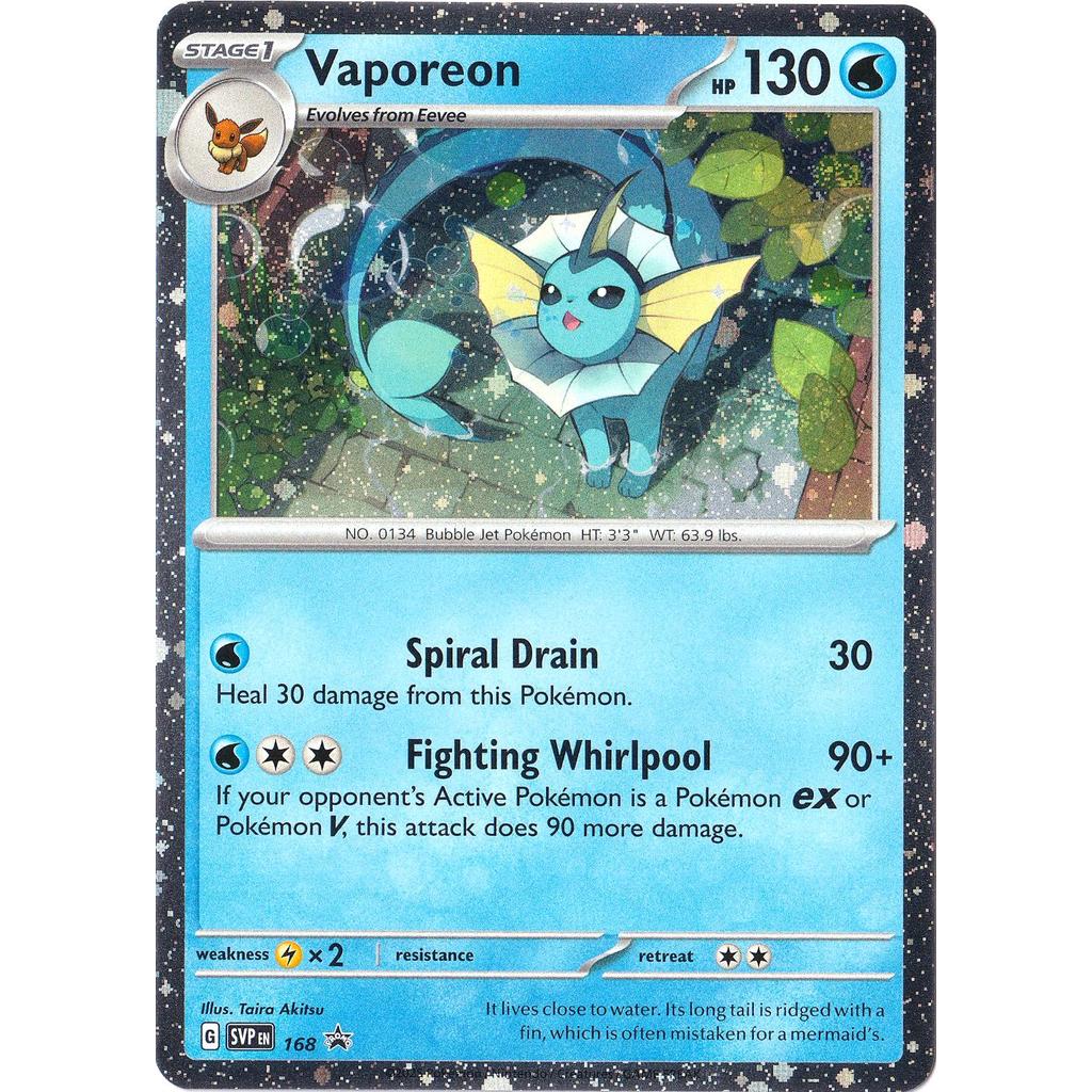 Vaporeon Cosmo Holo SVP168 - Prismatic Evolution Promo