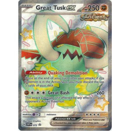Great Tusk ex SVP072 - Paldean Fates Promo