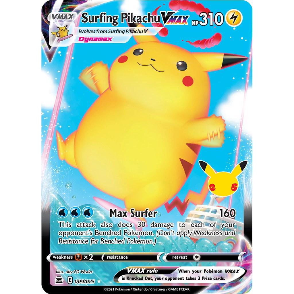 Surfing Pikachu VMAX 009/025 - Celebrations