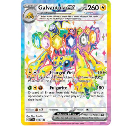 Galvantula ex 159/142 - Pokemon Stellar Crown