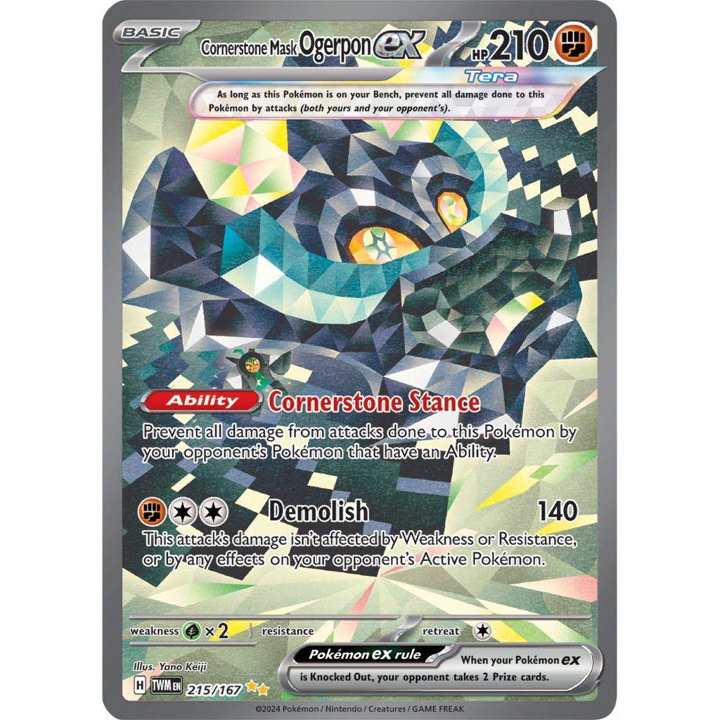 Cornerstone Mask Ogrepon ex 215/167 - Twilight Masquerade