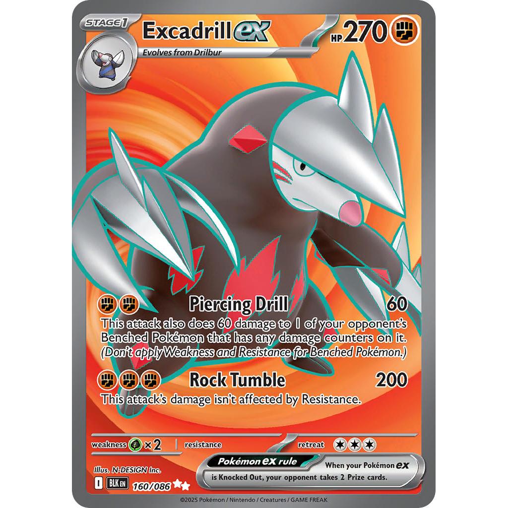 Excadrill ex 160/086 - Black Bolt