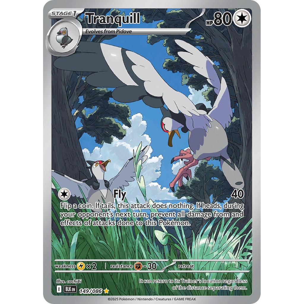Tranquill Illustration Rare 149/086 - Black Bolt