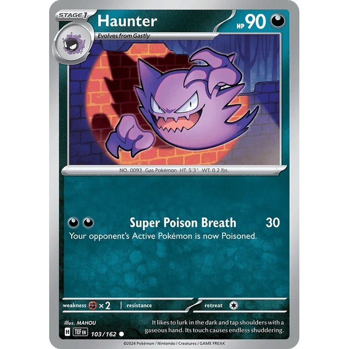 Haunter - Temporal Forces (Common) [TEF-103] English / Near Mint / Normal