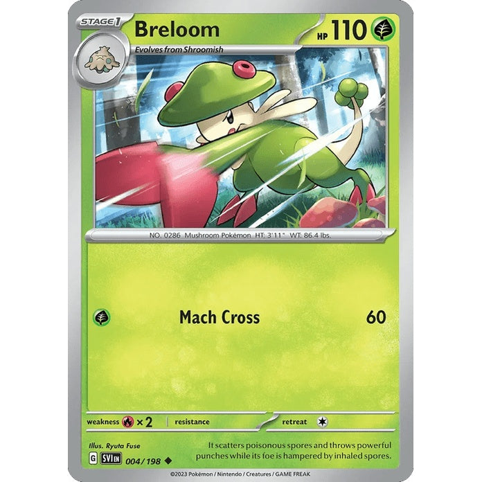Breloom - Scarlet & Violet (Uncommon) [SVI-4] English / Near Mint / Normal