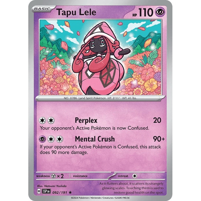 Tapu Lele - Surging Sparks (Rare) [SSP-92] English / Near Mint / Normal