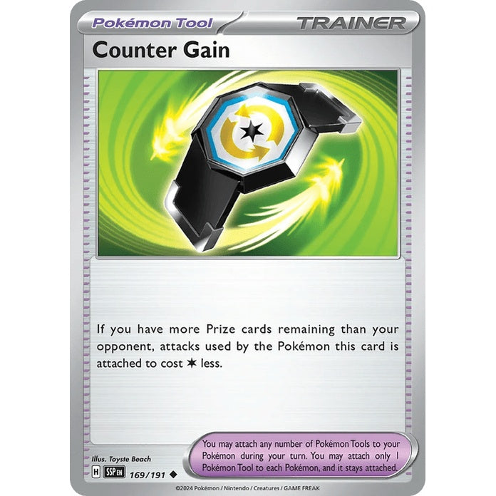 Counter Gain - Surging Sparks (Uncommon) [SSP-169] English / Near Mint / Normal