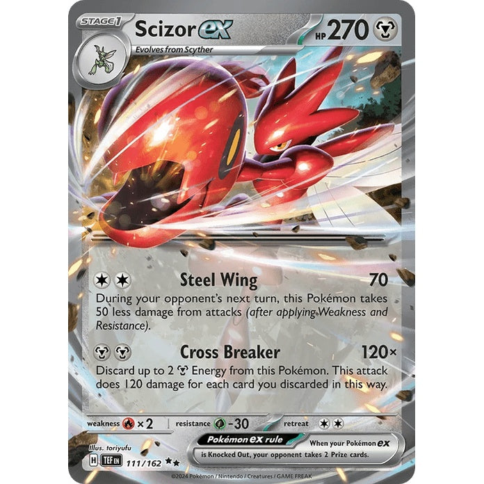 Scizor ex - Temporal Forces (Double Rare) [TEF-111] English / Near Mint / Normal