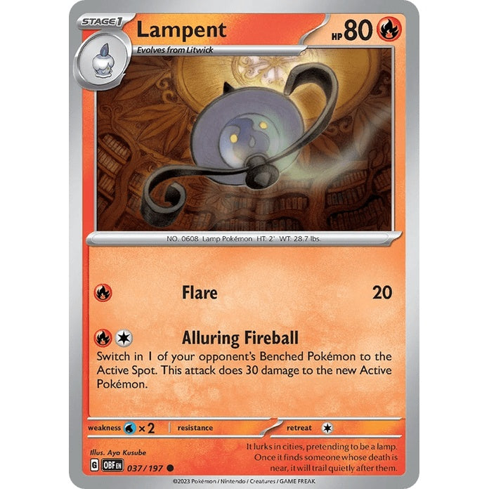 Lampent - Obsidian Flames (Common) [OBF-37] English / Near Mint / Normal