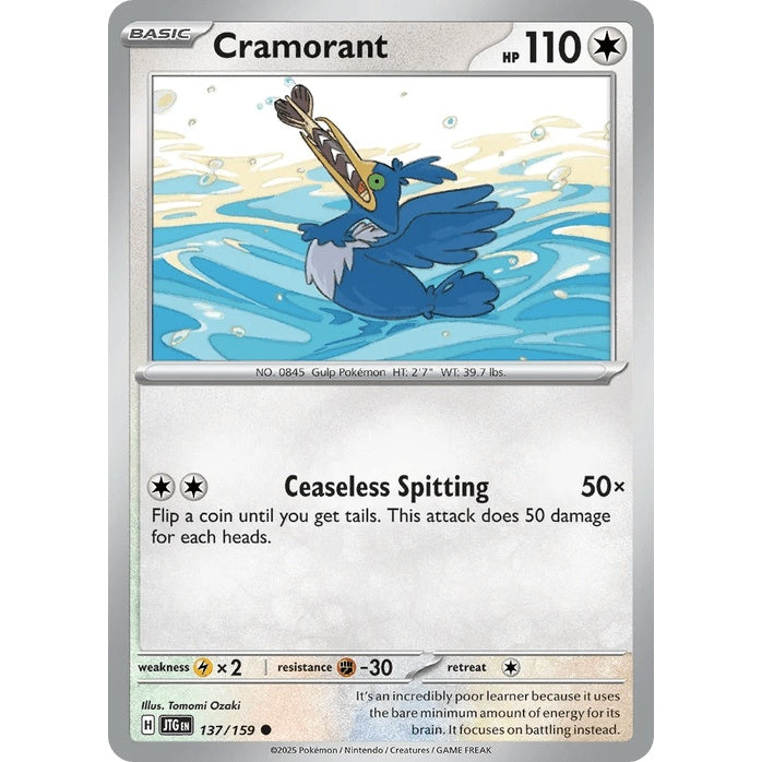 Cramorant - Journey Together (Common) [JTG-137] English / Near Mint / Normal