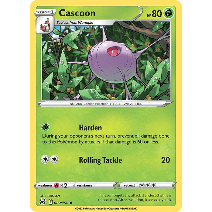Cascoon - Lost Origin (Uncommon) [LOR-9] English / Near Mint / Normal