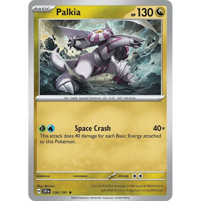 Palkia - Surging Sparks (Rare) [SSP-136] English / Near Mint / Normal