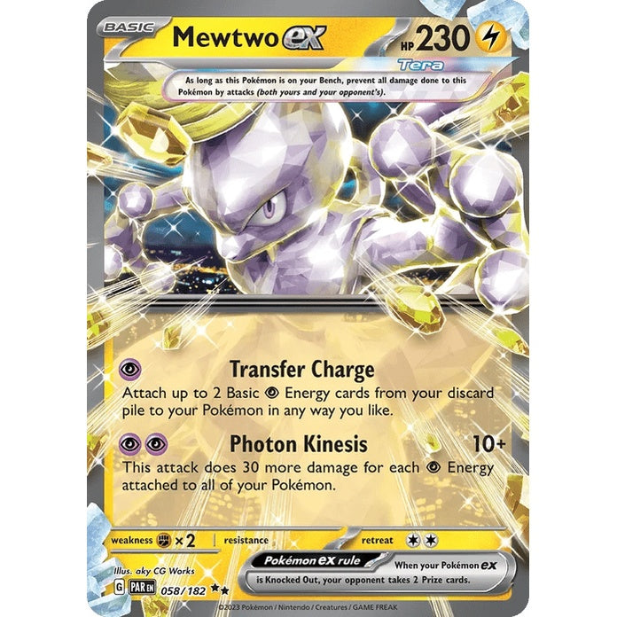 Mewtwo ex - Paradox Rift (Double Rare) [PAR-58] English / Near Mint / Normal