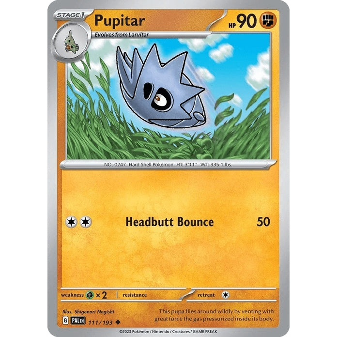 Pupitar - Paldea Evolved (Uncommon) [PAL-111] English / Near Mint / Normal