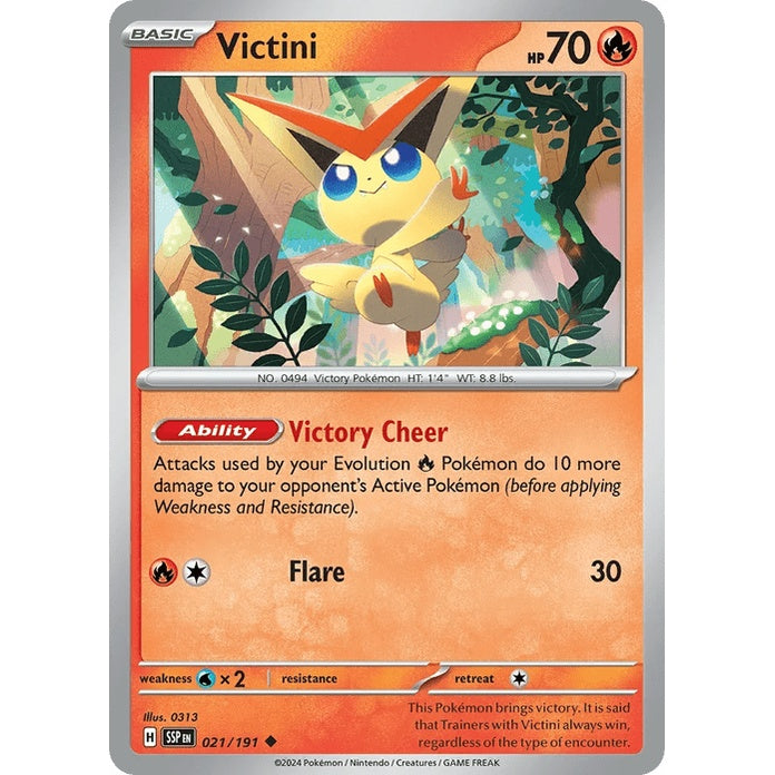 Victini - Surging Sparks (Uncommon) [SSP-21] English / Near Mint / Normal