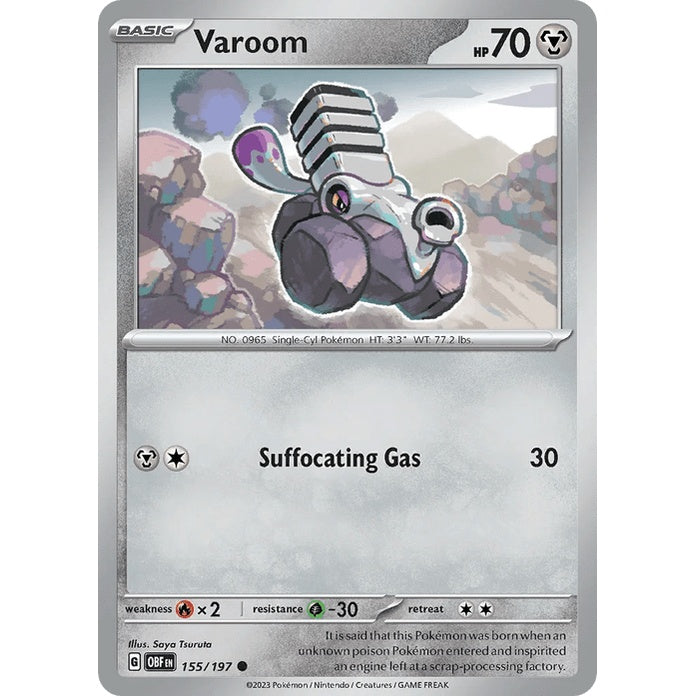 Varoom - Obsidian Flames (Common) [OBF-155] English / Near Mint / Normal
