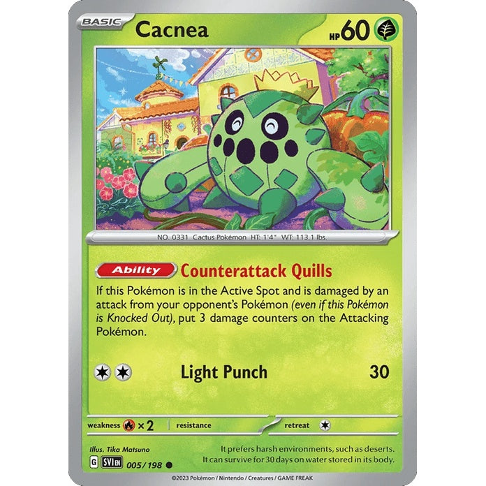 Cacnea - Scarlet & Violet (Common) [SVI-5] English / Near Mint / Normal